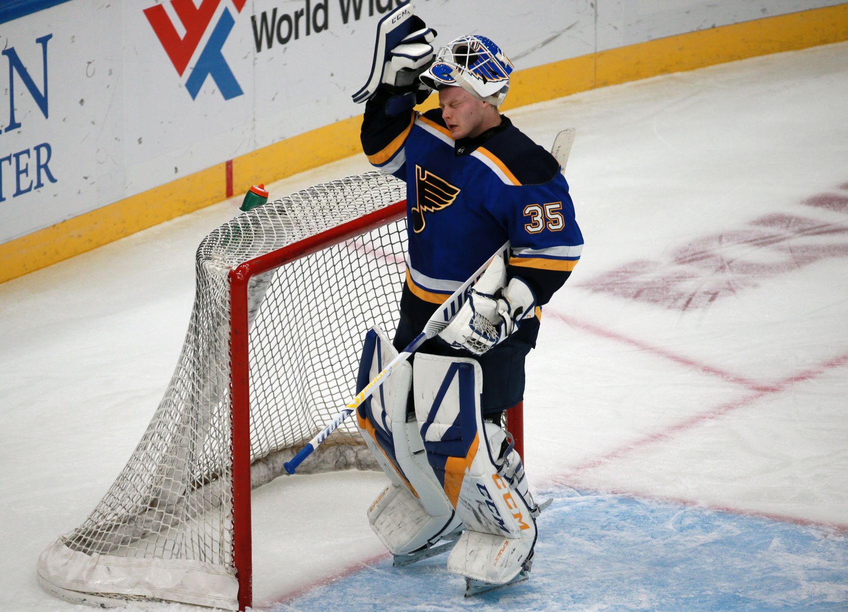 Blues hold first scrimmage at Enterprise